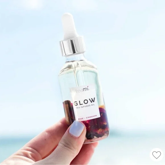 5 STAR teami Glow Tea Infused Oil NEW in Box. Rose + Cinnamon - Picture 5 of 9